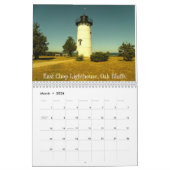 ケープコッドおよび島の灯台2018カレンダー カレンダー (3月 2026)