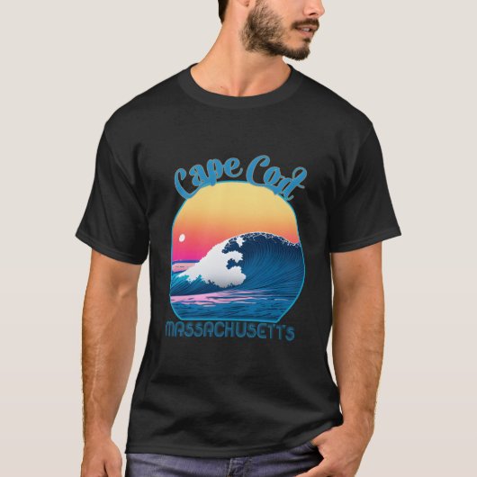 ケープコッドお土産の衣装 – レトロケープコッド Tシャツ (正面)
