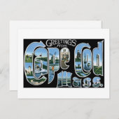 ケープコッドからの挨拶ミサ! ポストカード (正面/裏面)