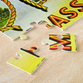 ケープコッドからの挨拶ヴィンテージパズル ジグソーパズル (側面)