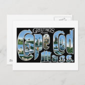 ケープコッドからの挨拶 ポストカード (正面/裏面)