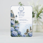 ケープコッドのあじさい コテージ ウェディング RSVP (スタンド正面)