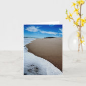 ケープコッドのブランクのメッセージカード カード (黄色い花)