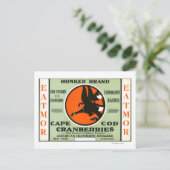 ケープコッドのホーンカーアイアトモールクランベリーのブランドラベル ポストカード (スタンド正面)