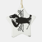 ケープコッドのロブスター セラミックオーナメント (右)