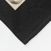 ケープコッドのヴィンテージの地図 フリースブランケット (角)