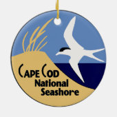 ケープコッドの国民の海岸 セラミックオーナメント (裏面)