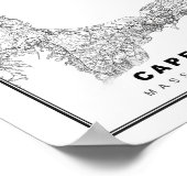 ケープコッドの地図 ポスター (角)