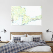 ケープコッドの地図(1986) キャンバスプリント (インサイチュ (寝室))