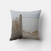 ケープコッドの海のビーチ クッション (裏面)