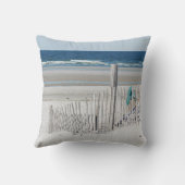 ケープコッドの海のビーチ クッション (裏面)