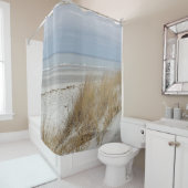 ケープコッドの海のビーチ シャワーカーテン (インサイチュ)