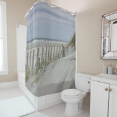 ケープコッドの海のビーチ シャワーカーテン (インサイチュ)