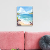 ケープコッドの海・湾・大洋の絵画 キャンバスプリント (インサイチュ (リビング))