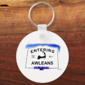 ケープコッドの町、ウェルズ（オーリンズから「部外者」へ） キーホルダー (正面)