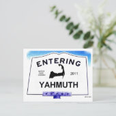 ケープコッドの町、Yahmuth (「局外者」へのYarmouth) ポストカード (スタンド正面)