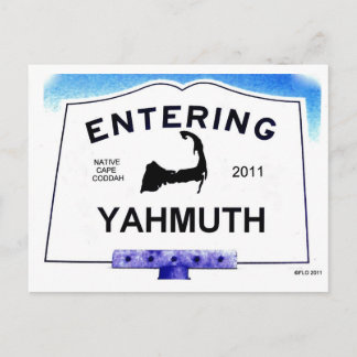 ケープコッドの町、Yahmuth (「局外者」へのYarmouth) ポストカード