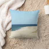 ケープコッドの砂、海および空 クッション (ブランケット)