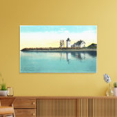 ケープコッドの終点のロングポイント表示 キャンバスプリント (インサイチュ (リビング))