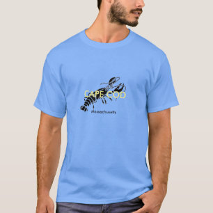 ケープコッドのMasschusettsのロブスターのTシャツ Tシャツ