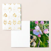 ケープコッドオーナメントクリスマスカード 箔カード (ディスプレー)