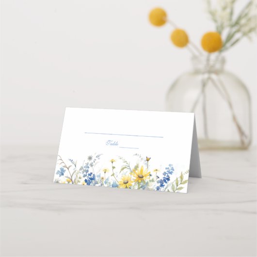 ケープコッドサマーガーデン結婚フローラ プレイスカード (正面)