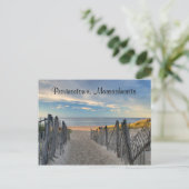 ケープコッドサンセットプロベンションタウン、MAビーチポストカード ポストカード (スタンド正面)