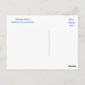 ケープコッドチャタムのマス船インベイポストカード ポストカード (裏面)