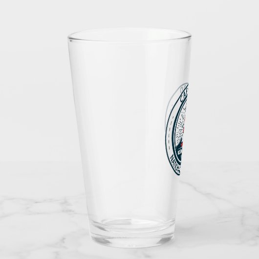 ケープコッドナショナルシーショアマサチューセッツ州旗 タンブラーグラス (右)