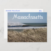 ケープコッドナンタケット、マサチューセッツ州はがき ポストカード (正面/裏面)