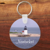 ケープコッドナンタケットMAライトハウスキーチェーン キーホルダー (正面)