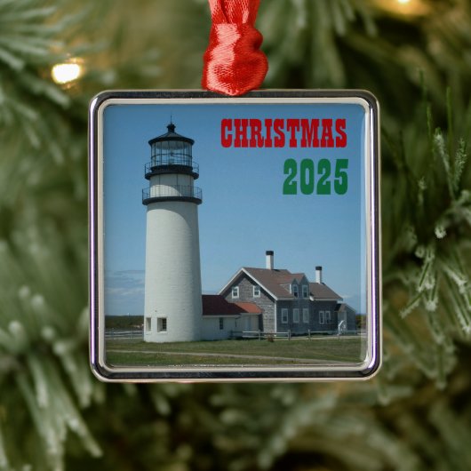 ケープコッドハイランドライトハウスオーナメント メタルオーナメント (ツリー)