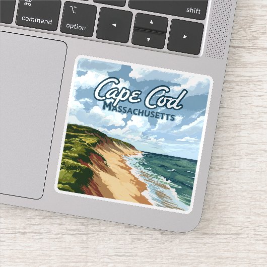 ケープコッドビーチシーショアマサチューセッツ青 シール (詳細)