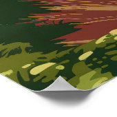 ケープコッドビーチシーショアマサチューセッツ青 ポスター (角)