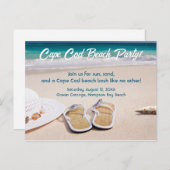 ケープコッドビーチパーティー! シーズンポストカード (正面/裏面)