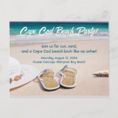 ケープコッドビーチパーティー! シーズンポストカード (正面)