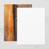 ケープコッドボーツアットサンセットポストカード ポストカード (正面/裏面)