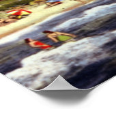 ケープコッドマサチューズファルマウスハイツ&ビーチ ポスター (角)