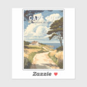 ケープコッドマサチューセッツ旅行アートヴィンテージ シール (シート)