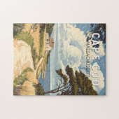 ケープコッドマサチューセッツ旅行アートヴィンテージ ジグソーパズル (横)