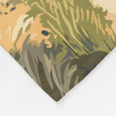 ケープコッドマサチューセッツ旅行アートヴィンテージ フリースブランケット (角)