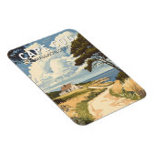 ケープコッドマサチューセッツ旅行アートヴィンテージ マグネット (右側)