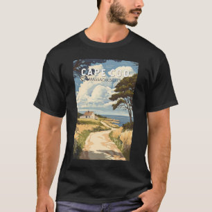 ケープコッドマサチューセッツ旅行アートヴィンテージ Tシャツ
