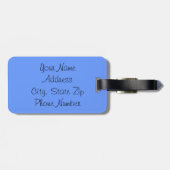 ケープコッドマサチューセッツ観光客の自動車の地図 ラゲッジタグ (裏面横)