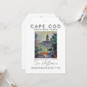 ケープコッドマサチューセッツ風光明媚な旅行ポスター カード (正面/裏面インサイチュ)