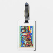 ケープコッドマサチューセッツMA大文字はがき ラゲッジタグ (裏面縦)