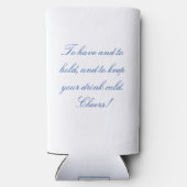 ケープコッドマップ結婚式の引き出物ドリンクホルダー スリム缶クーラー (裏面)