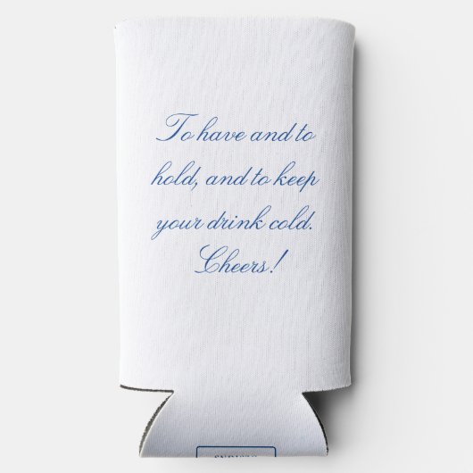 ケープコッドマップ結婚式の引き出物ドリンクホルダー スリム缶クーラー (裏面)