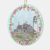 ケープコッドライトハウス セラミックオーナメント (左)