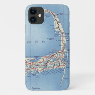 ケープコッドヴィンテージマップ iPhone 11 ケース